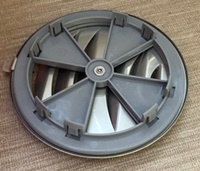 Vent outlet on the floor